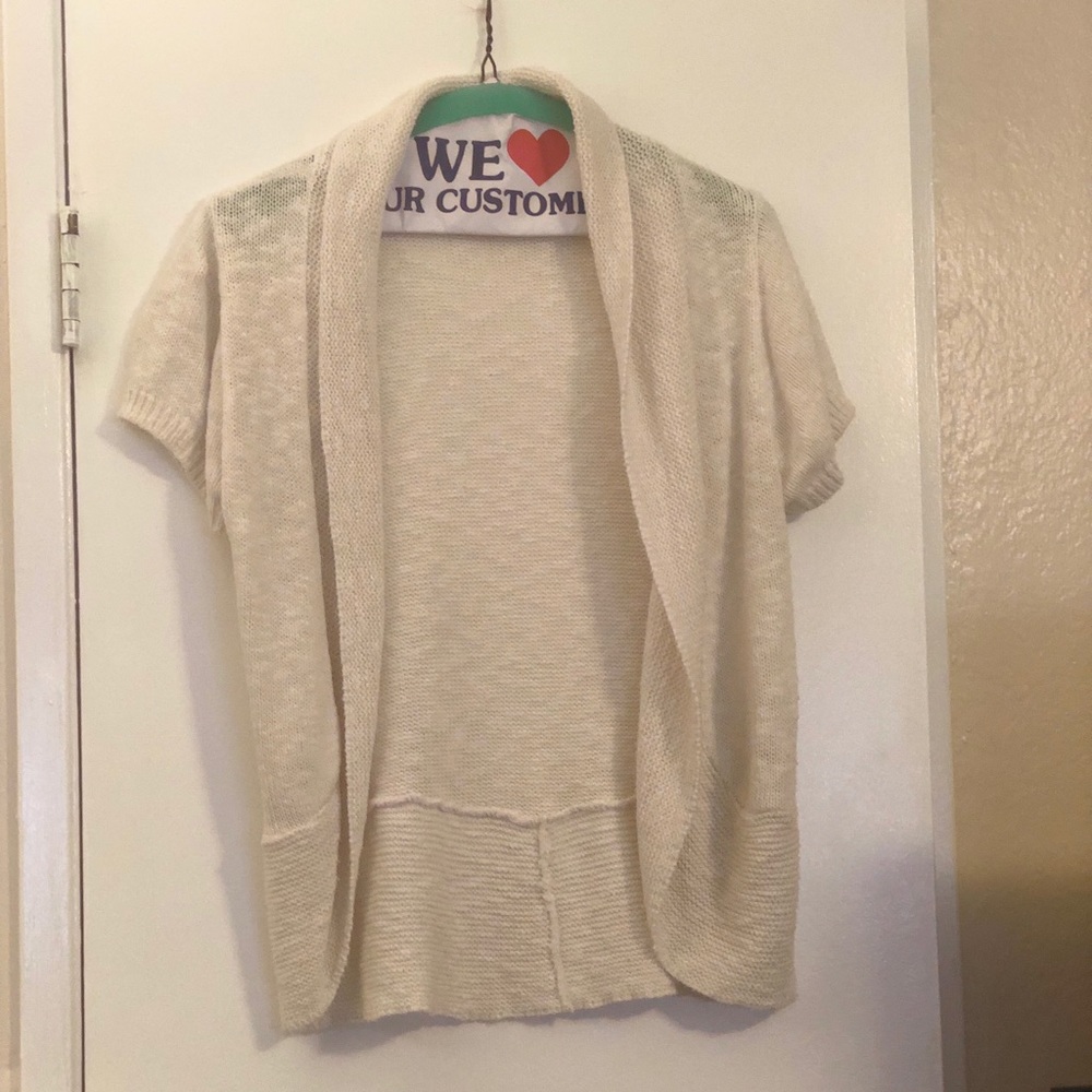 Cream Cardigan- medium length